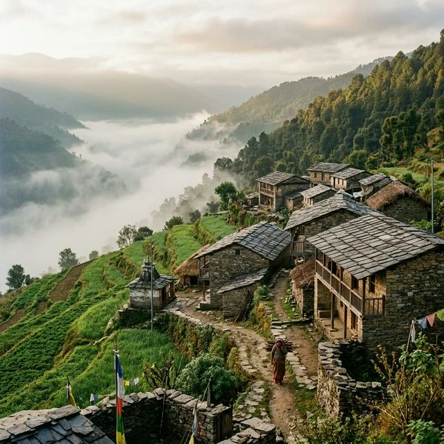Offbeat and quiet village in Kumaon